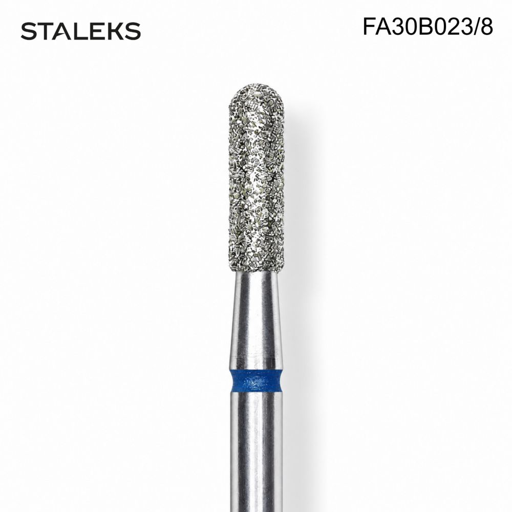 blue rounded cylinder diamond drill bit - 2