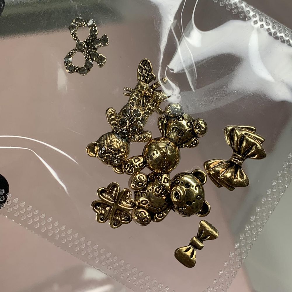 antique 3D nail charms pack - 2