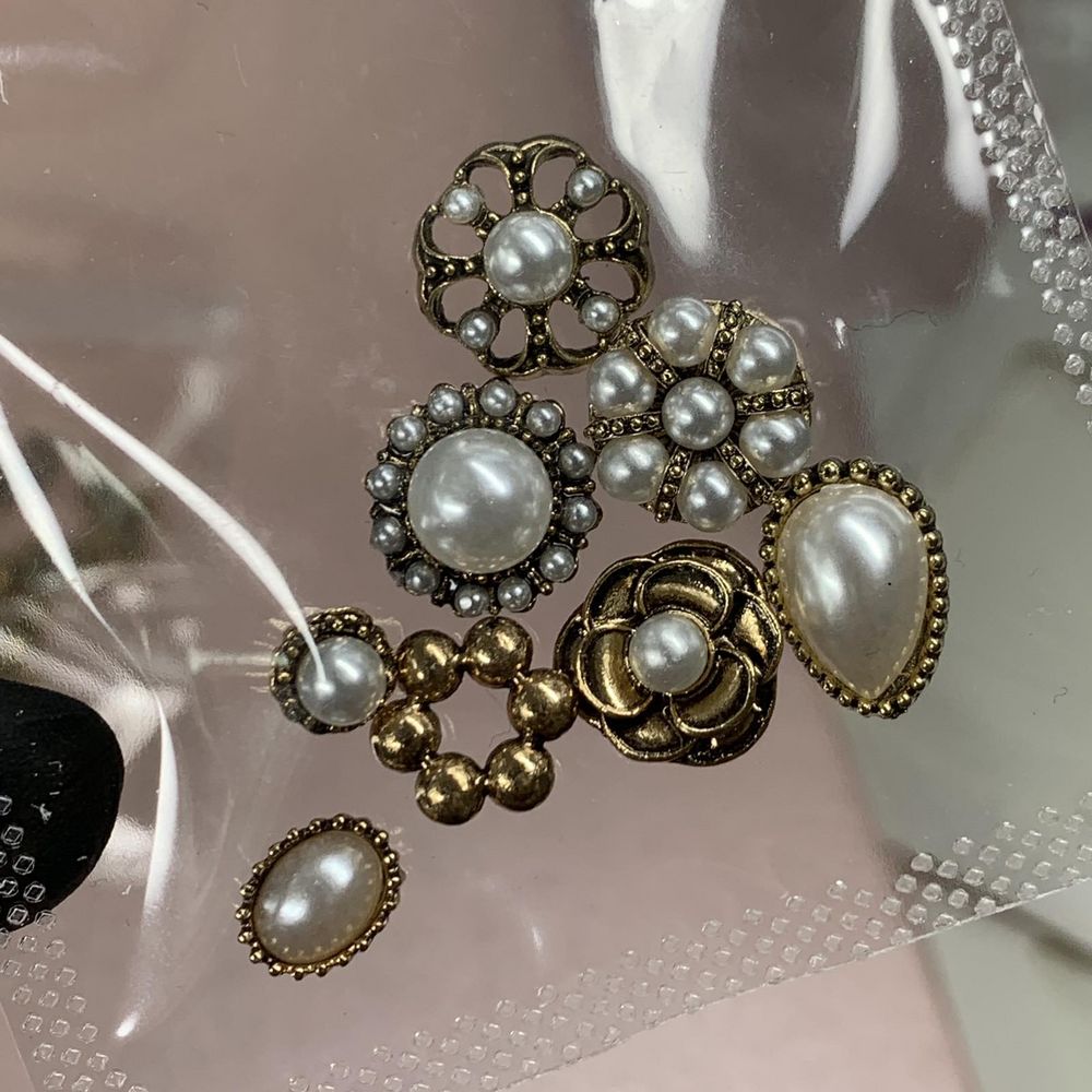 antique 3D nail charms pack - 4